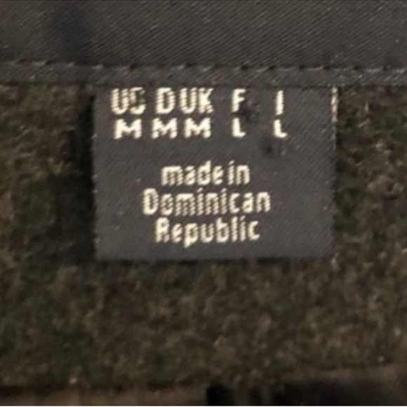 Nautica preppy dark academia wool blend button front dark grey black coat medium - Picture 14 of 16